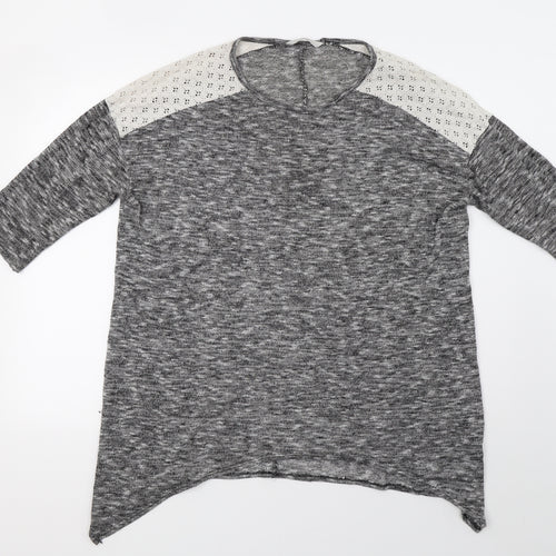 George Womens Grey   Pullover Sweatshirt Size 14