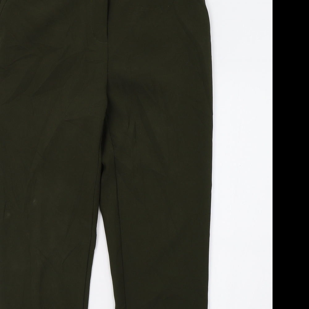 Warehouse Womens Green   Trousers  Size 8 L30 in