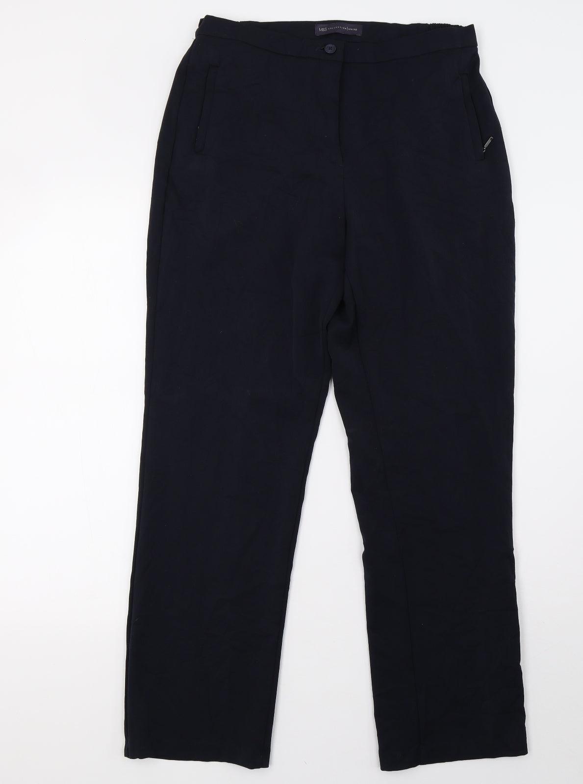 Marks and Spencer Womens Blue   Trousers  Size 12 L30 in