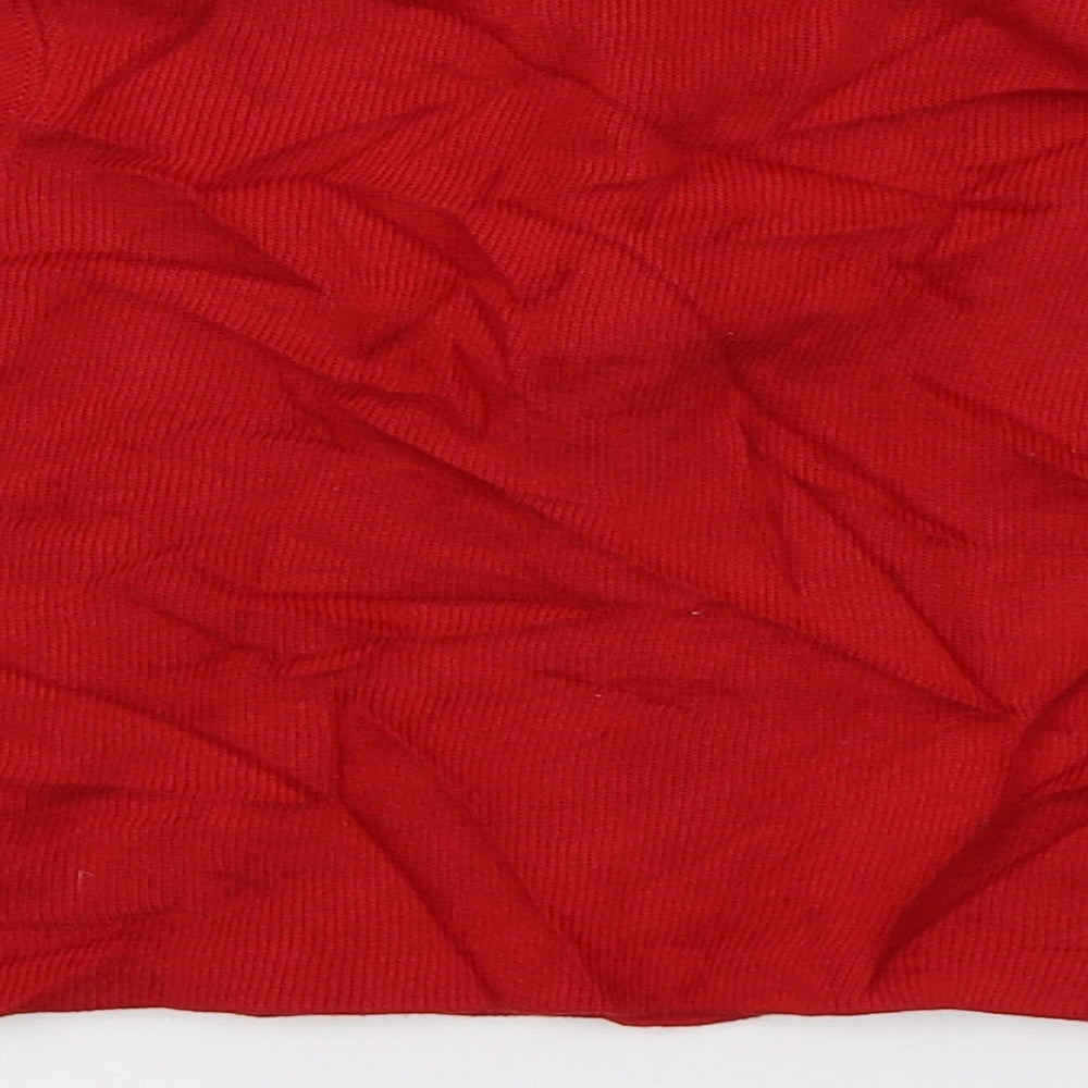 Ralph Lauren Boys Red  Knit Pullover Jumper Size 12-18 Months
