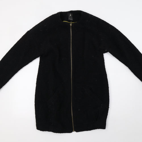 Primark Womens Black  Knit Jacket  Size 8