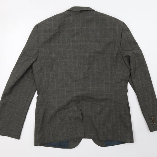 F&F Mens Grey Check  Jacket Blazer