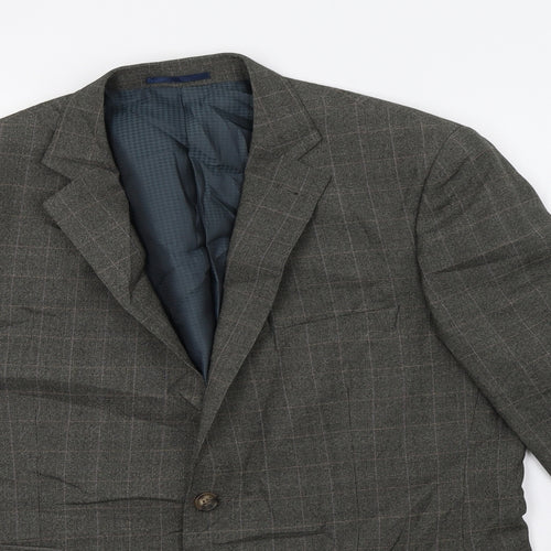 F&F Mens Grey Check  Jacket Blazer