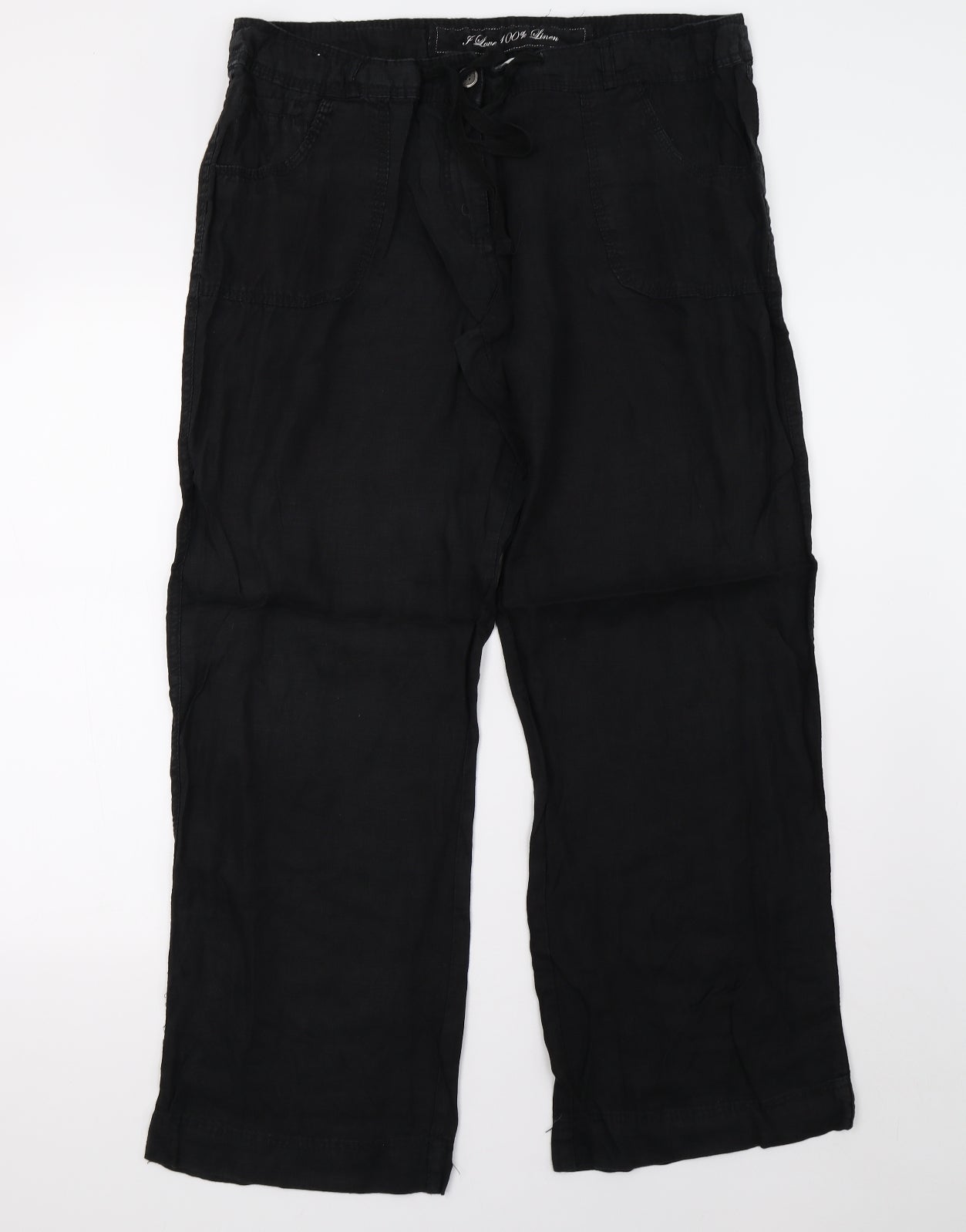 Primark Womens Black   Trousers  Size 16 L31 in
