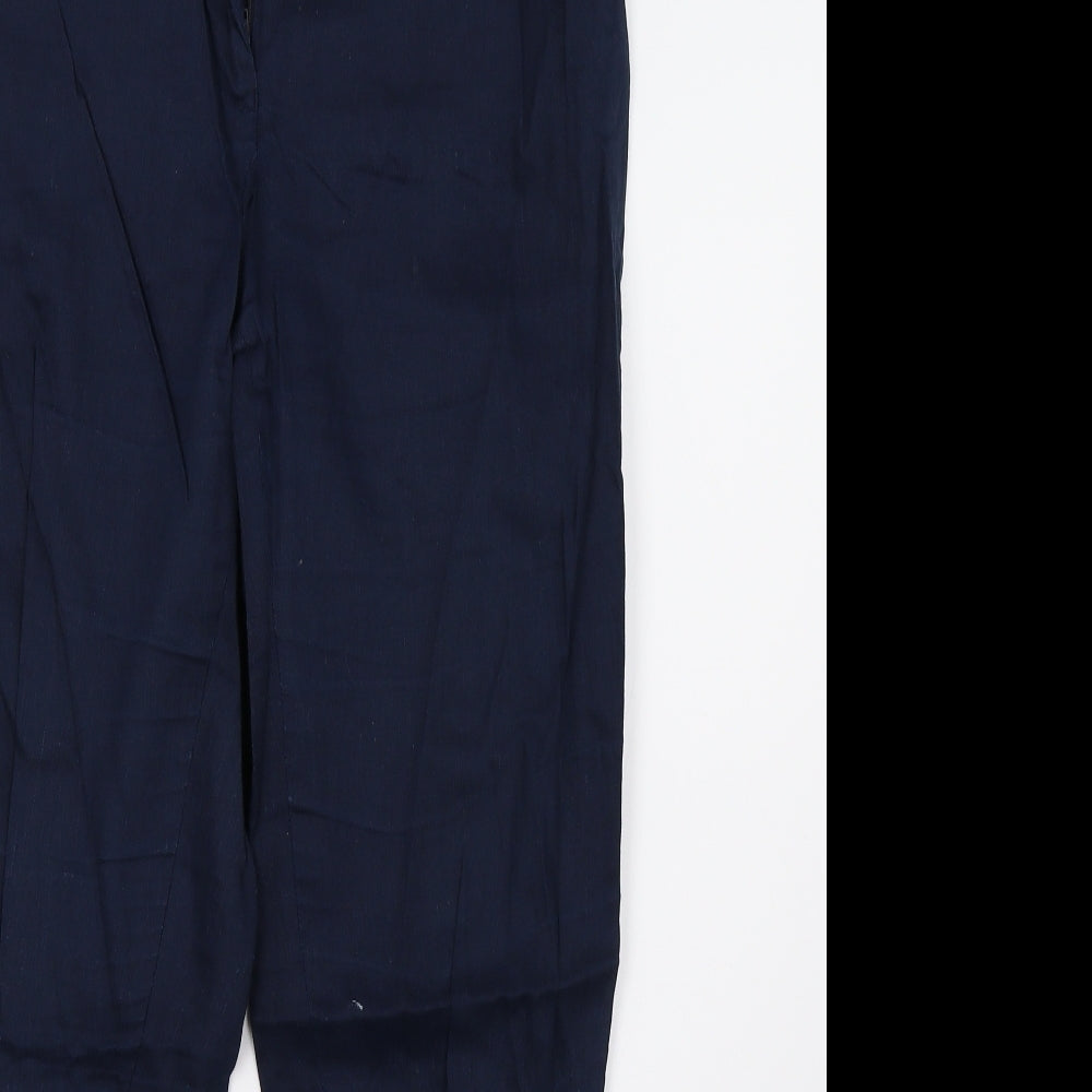 Preworn Womens Blue   Trousers  Size 12 L30 in