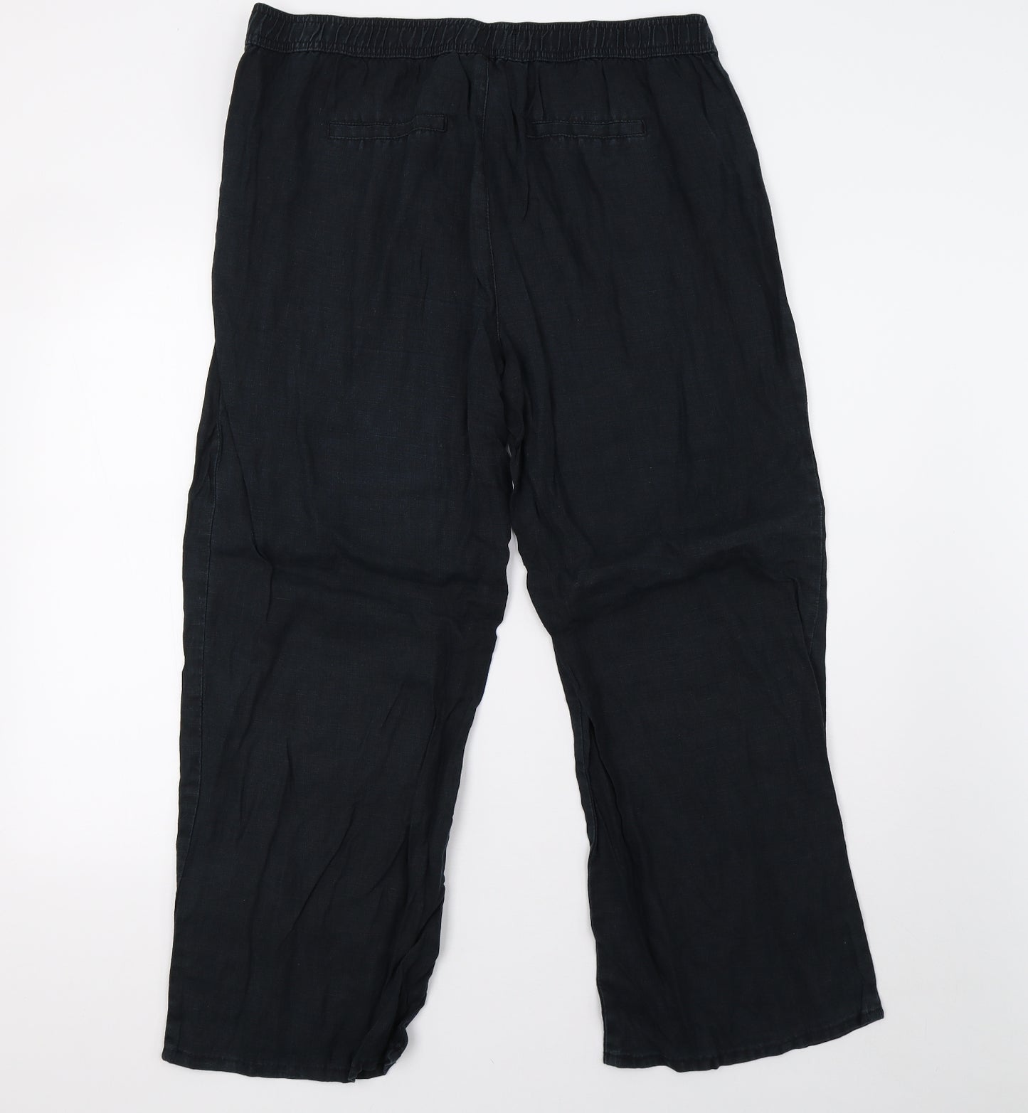 Marks and Spencer Womens Blue   Trousers  Size 16 L29 in