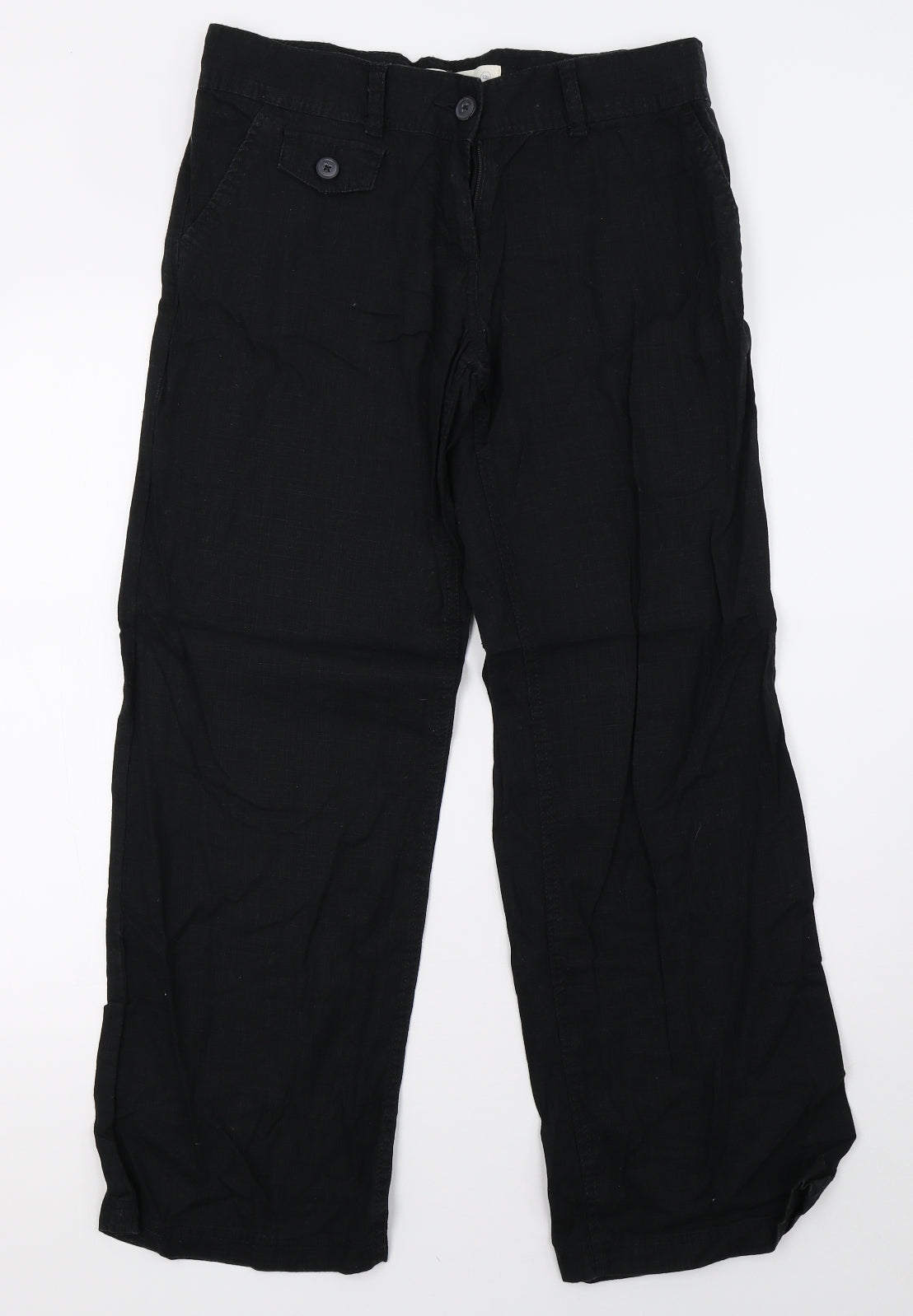 NEXT Womens Black   Trousers  Size 12 L29 in