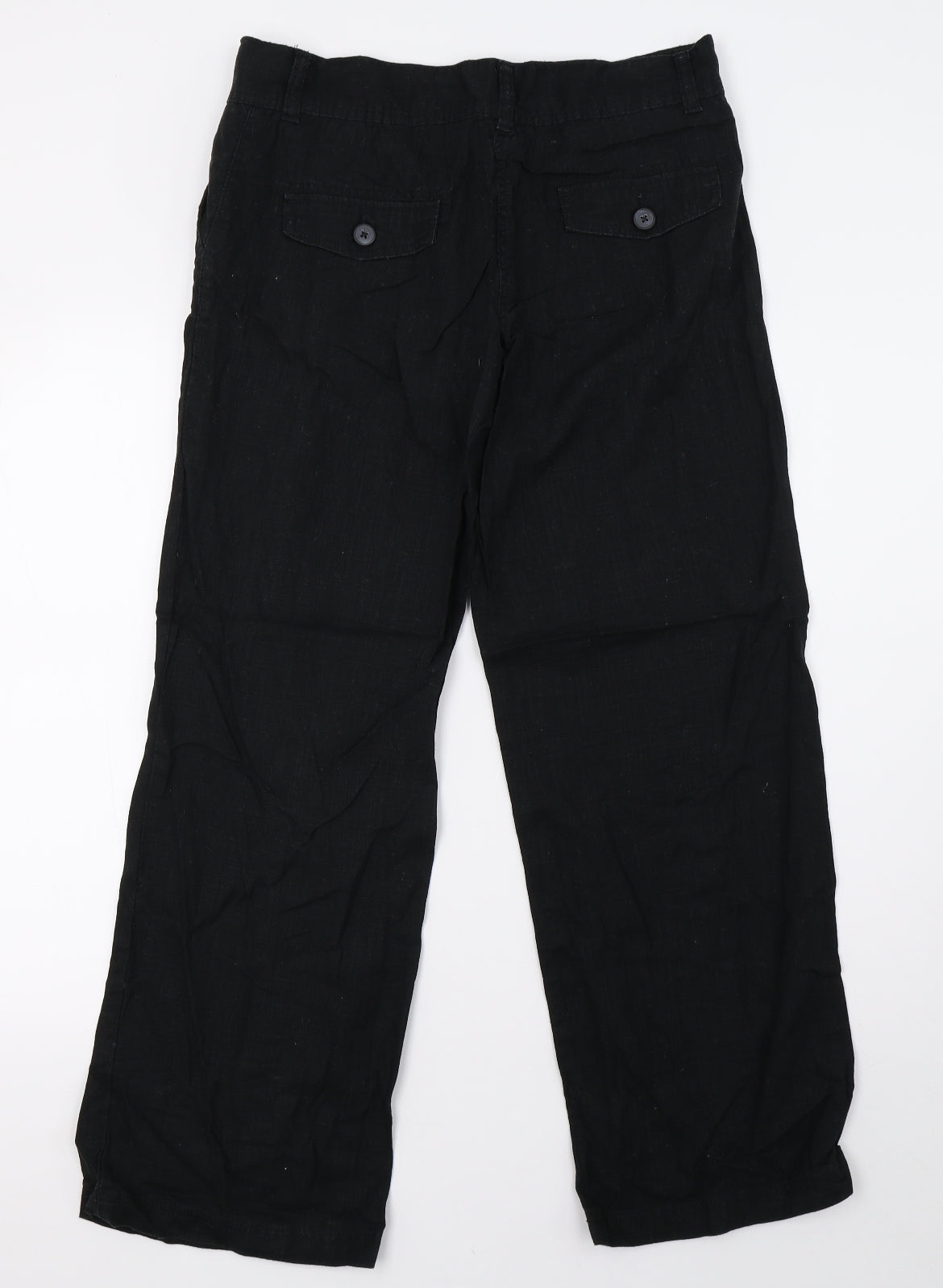 NEXT Womens Black   Trousers  Size 12 L29 in