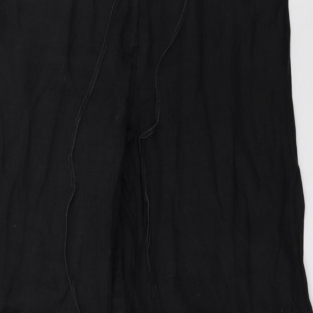 Marks and Spencer Womens Black   Trousers  Size 16 L32 in