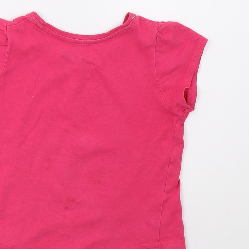Primark Girls Pink   Pullover T-Shirt Size 2-3 Years