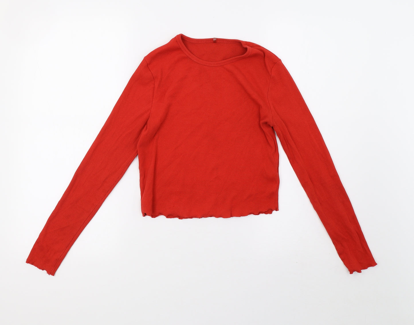 George Womens Red   Pullover Sweatshirt Size 8  - cropped
