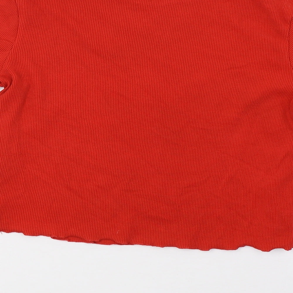 George Womens Red   Pullover Sweatshirt Size 8  - cropped