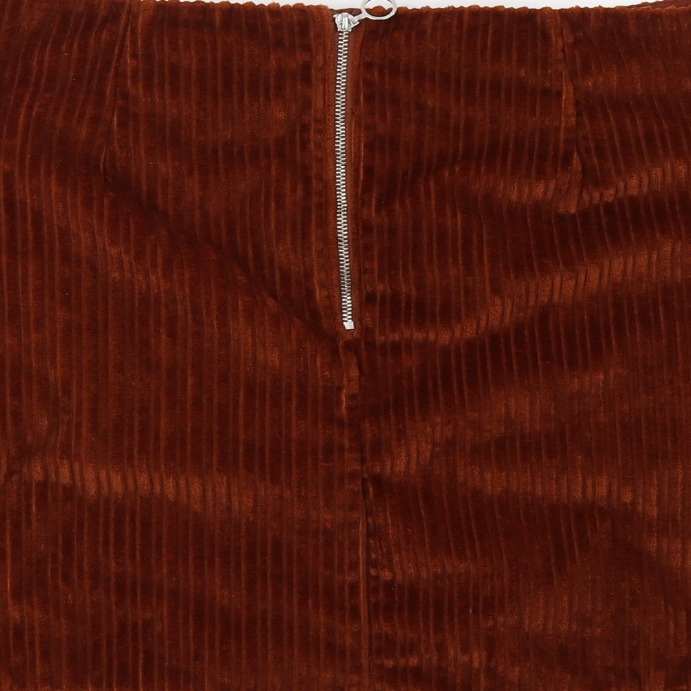 George Womens Brown   A-Line Skirt Size 10