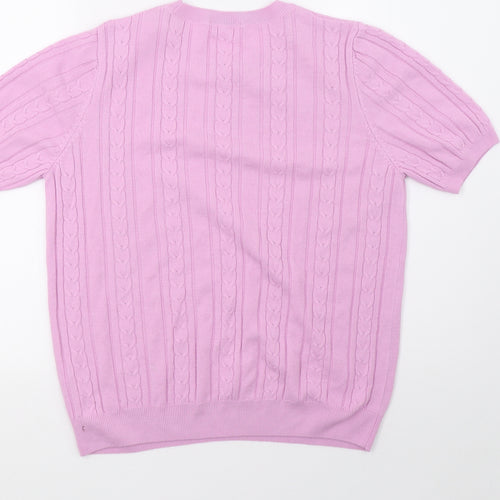 Sainsburys Womens Purple  Knit Basic T-Shirt Size 14