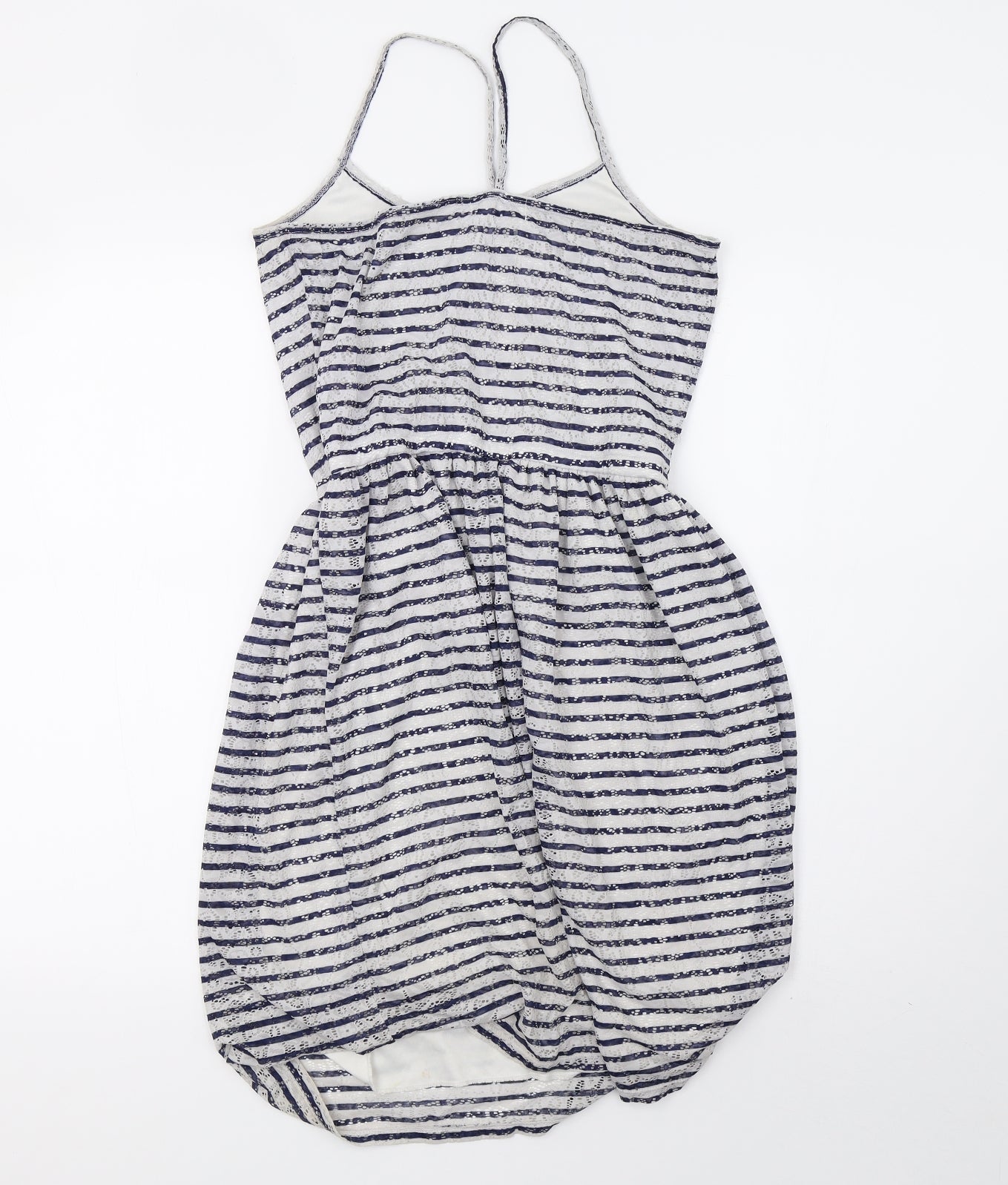 H&M Womens Grey Striped  A-Line  Size S