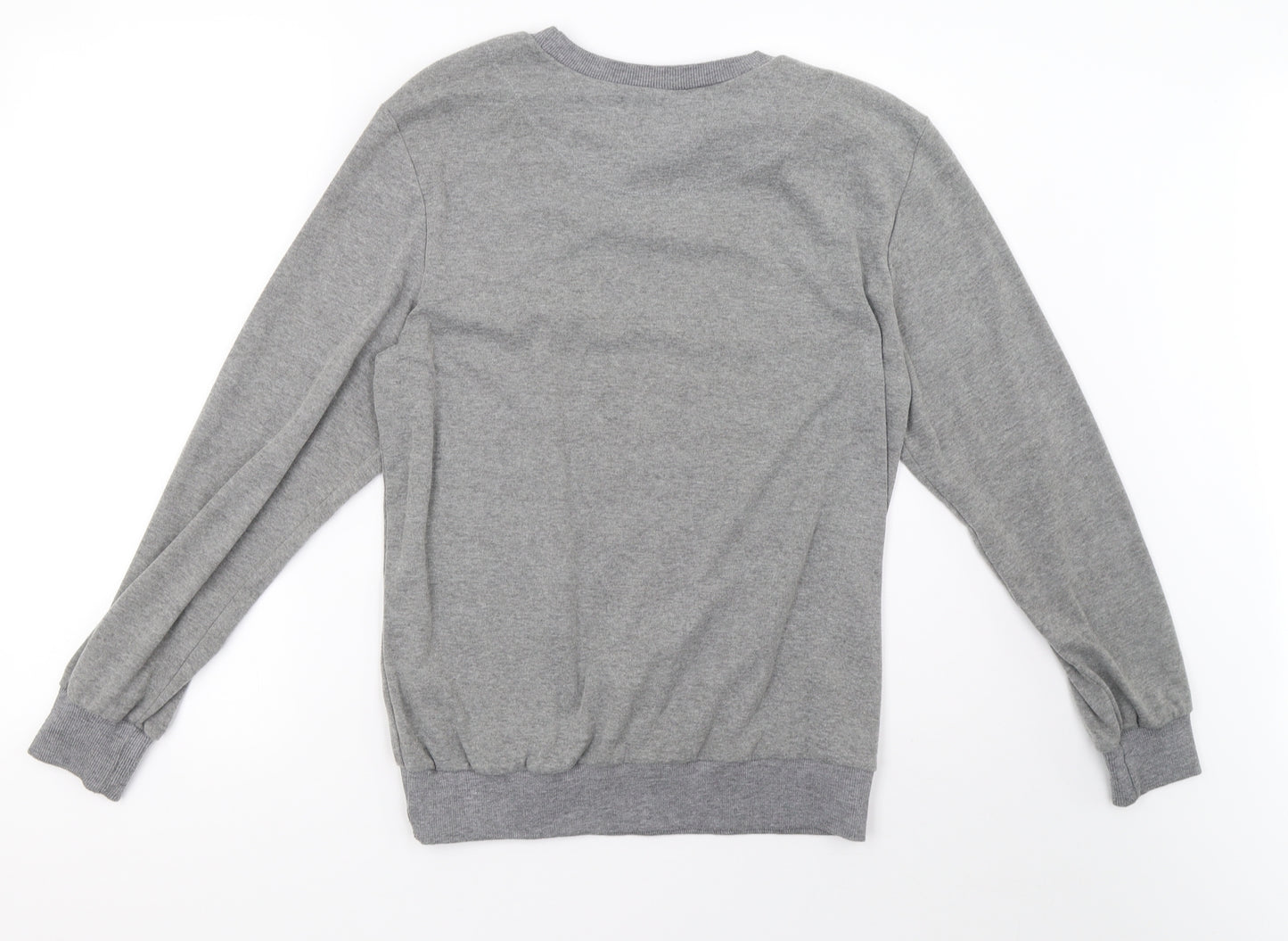 incerun Mens Grey   Pullover Sweatshirt Size S
