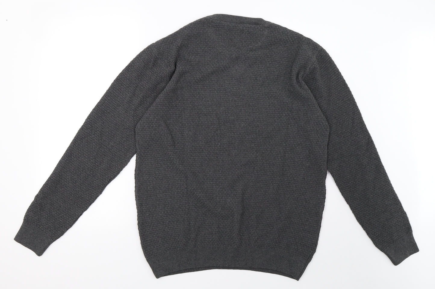 benetti Mens Grey  Knit Pullover Sweatshirt Size 2XL  - 44inch