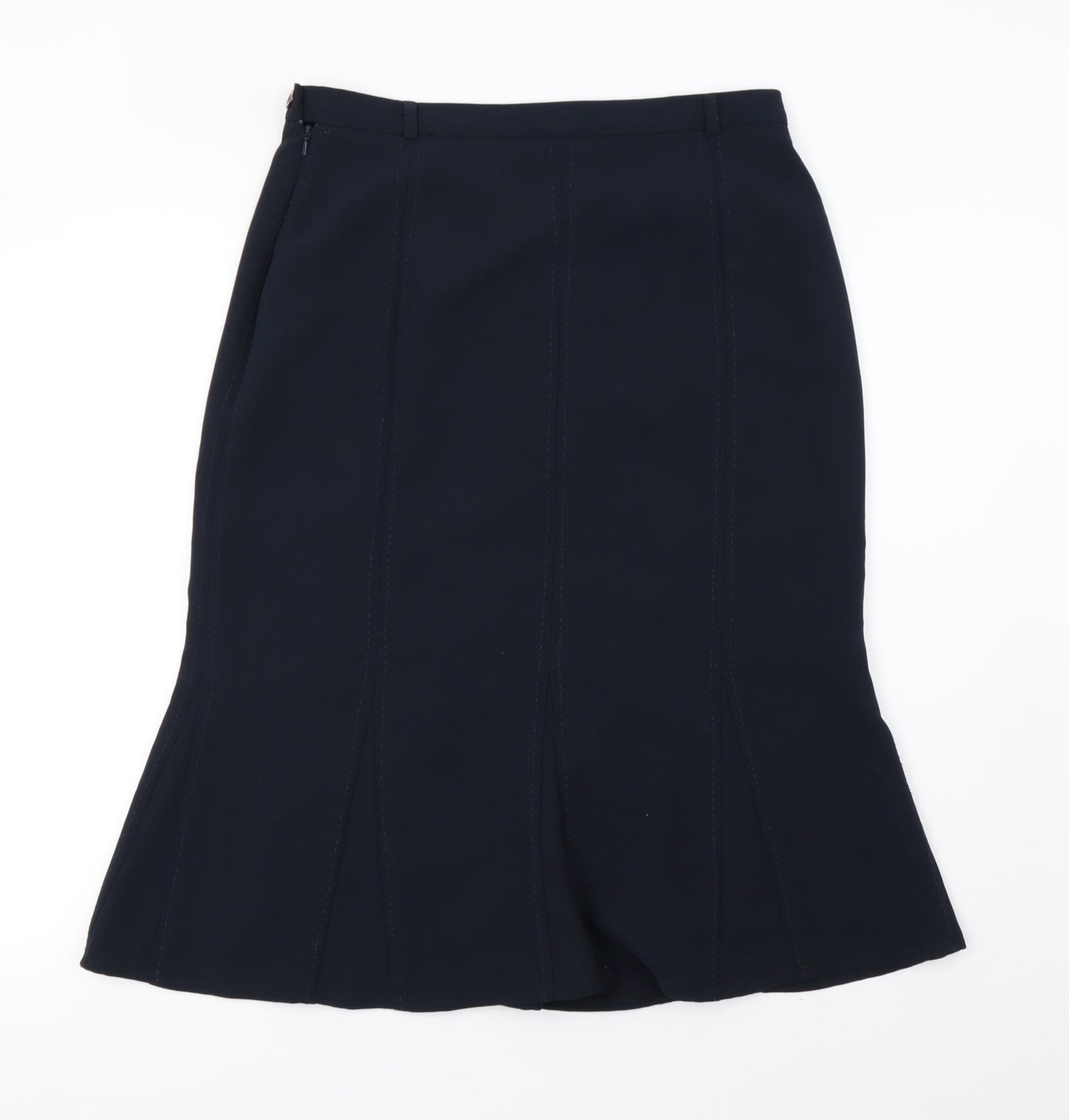 Roman Womens Blue   A-Line Skirt Size 14