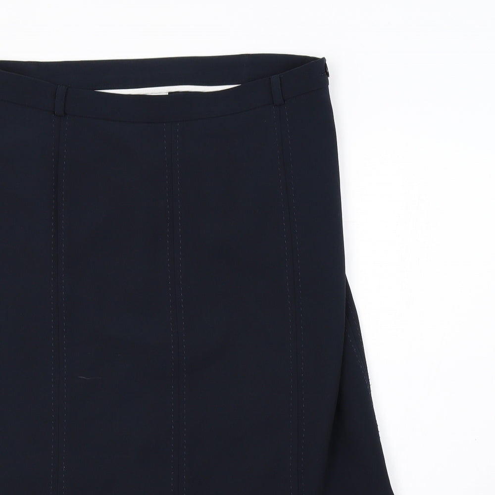 Roman Womens Blue   A-Line Skirt Size 14