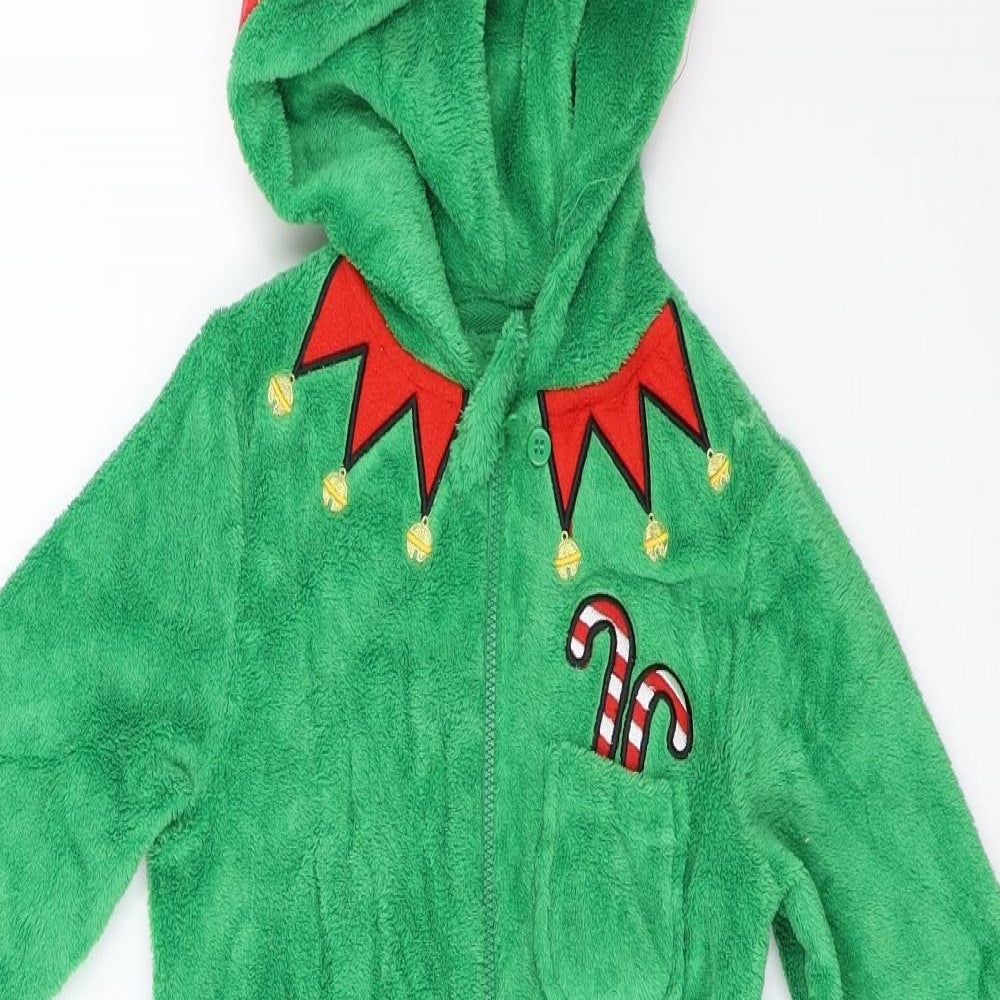 Primark Boys Green    One Piece Size 4-5 Years  - christmas
