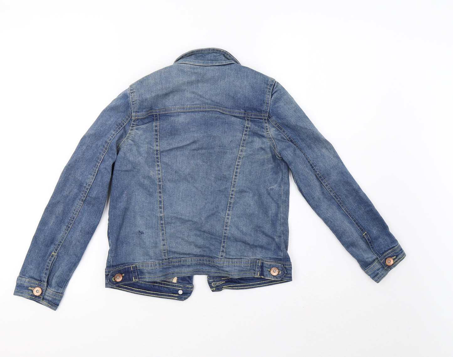 John Lewis Girls Blue  Denim Jacket  Size 9 Years