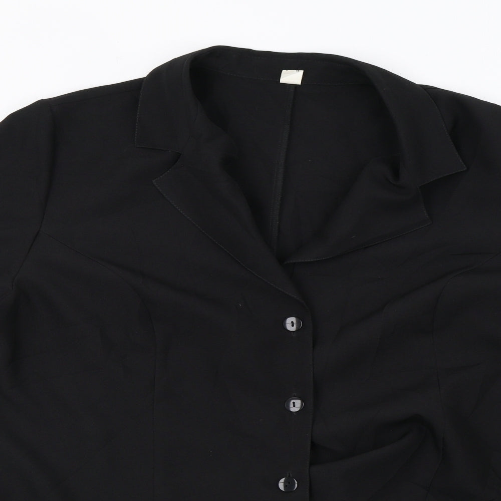 Preworn Womens Black   Jacket  Size 20