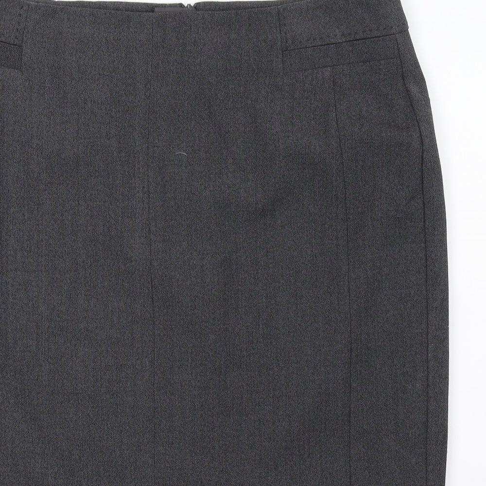 Marks and Spencer Womens Grey   A-Line Skirt Size 16