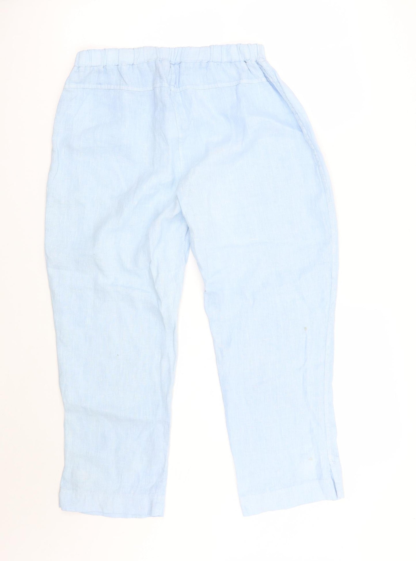Peruggi Womens Blue   Trousers  Size 12 L24 in