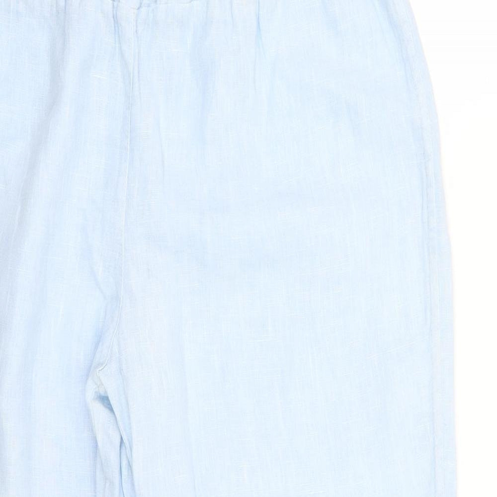 Peruggi Womens Blue   Trousers  Size 12 L24 in