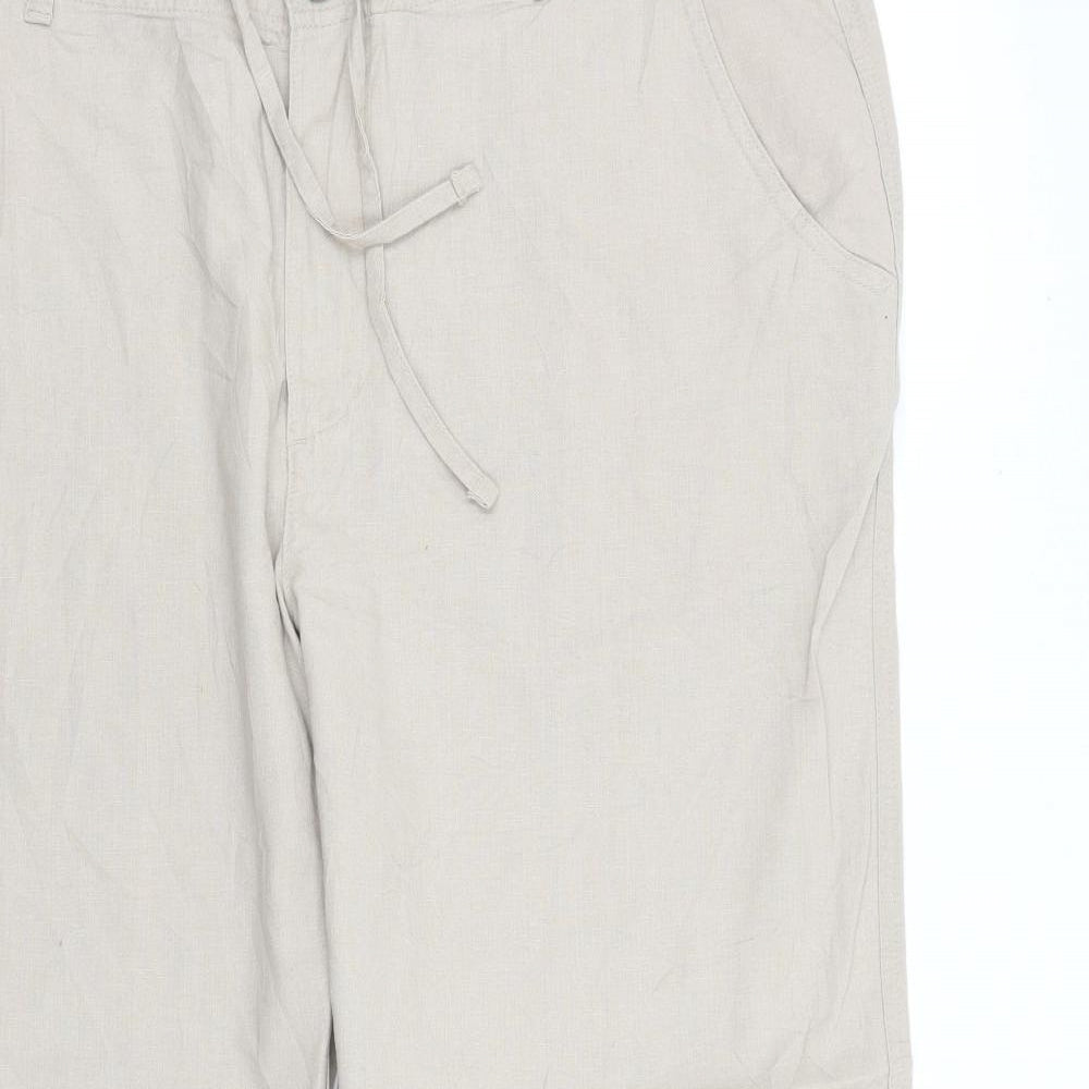Liverly Womens Beige   Trousers  Size 40 L29 in