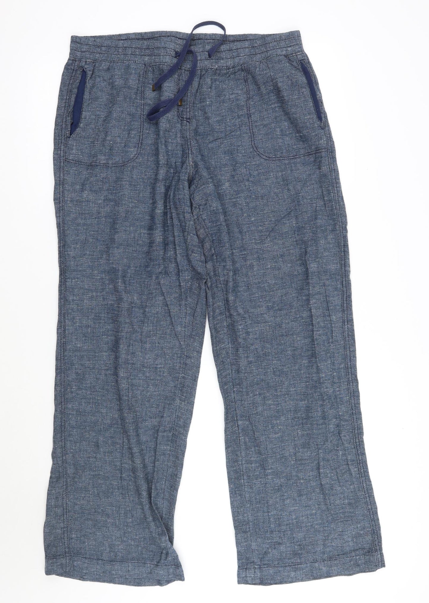 George Womens Blue   Trousers  Size 16 L29 in