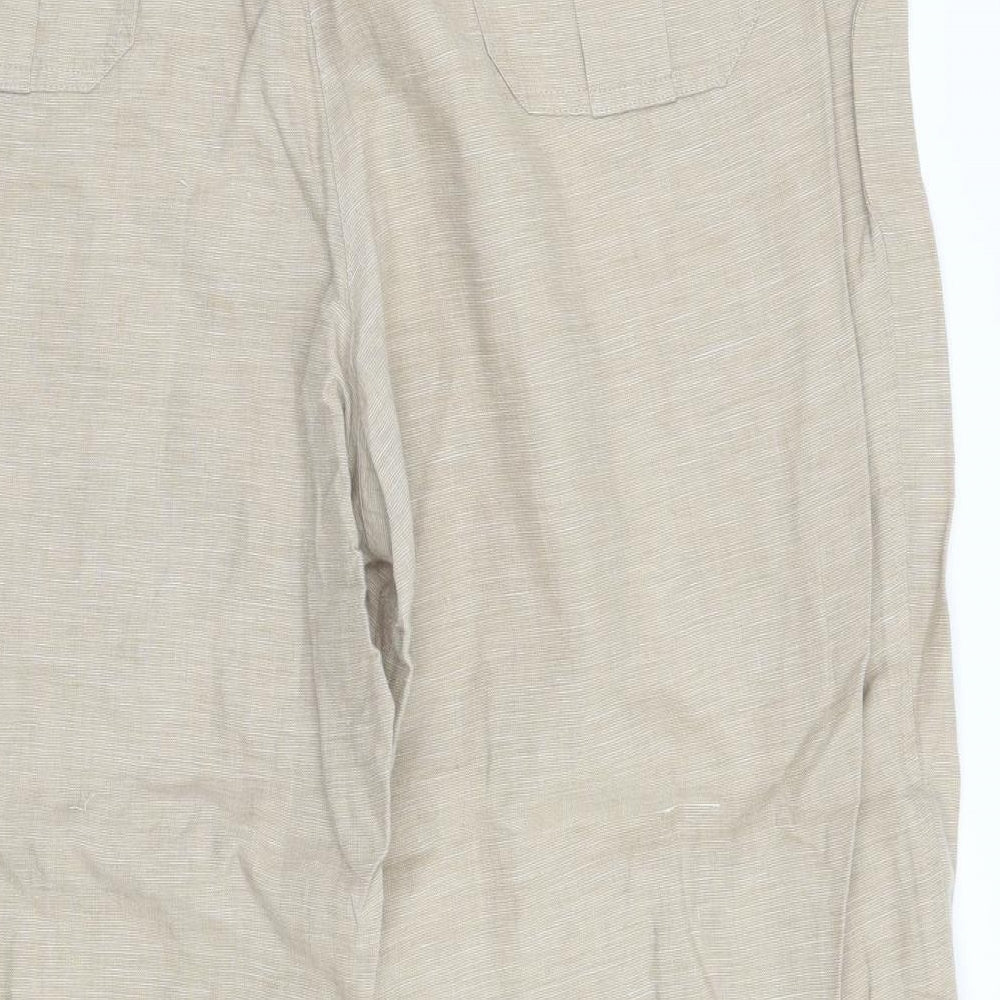 Monsoon Womens Beige   Trousers  Size 20 L27 in