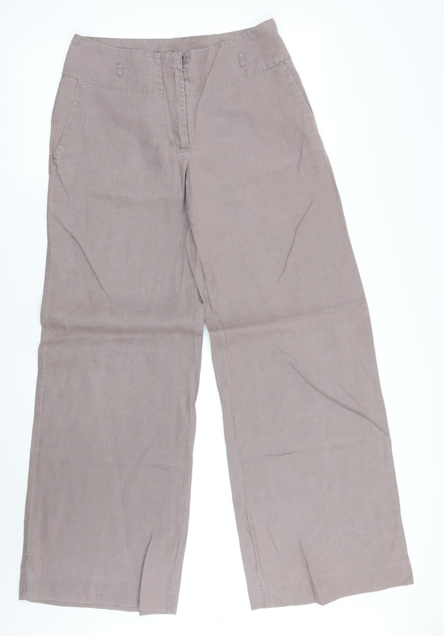 NEXT Womens Brown   Trousers  Size 8 L30 in