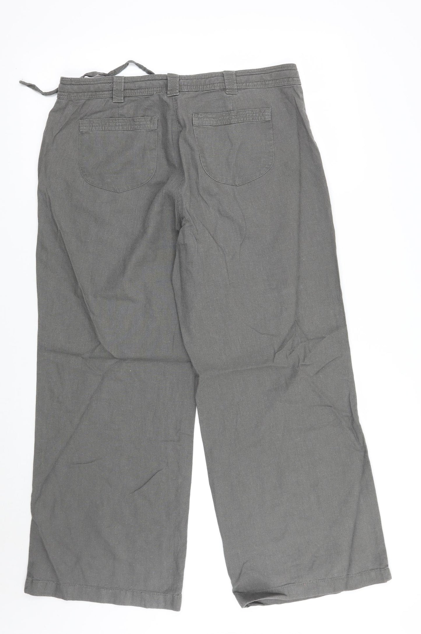Debenhams Womens Grey   Trousers  Size 12 L25 in