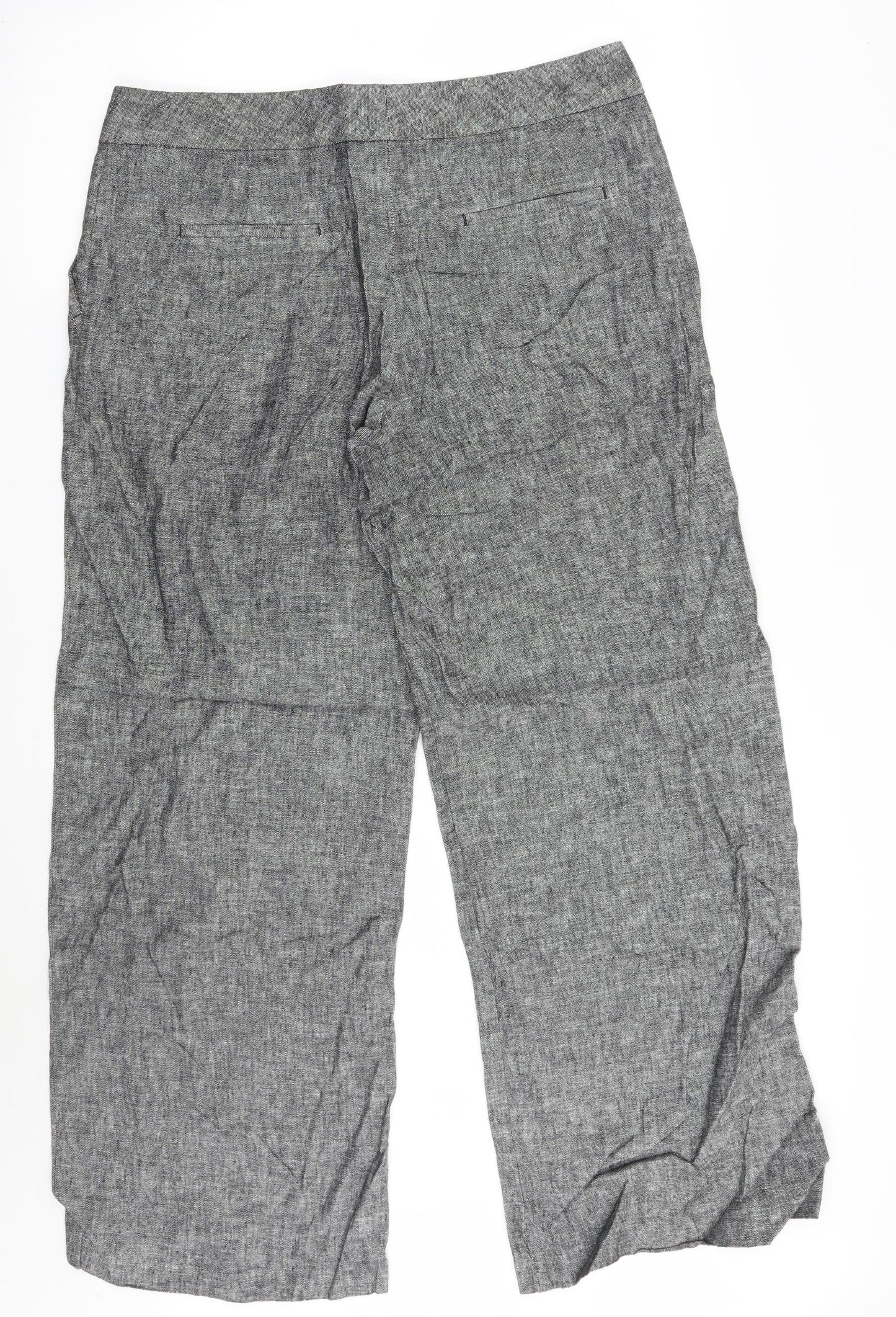 Marks and Spencer Womens Grey   Trousers  Size 14 L29 in