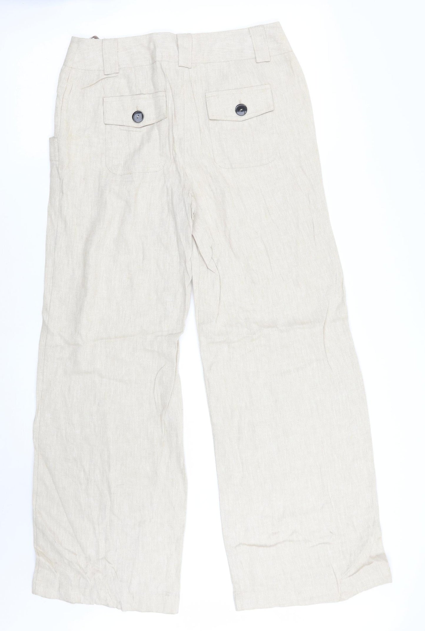 Preworn Womens Beige   Trousers  Size 32 L28 in