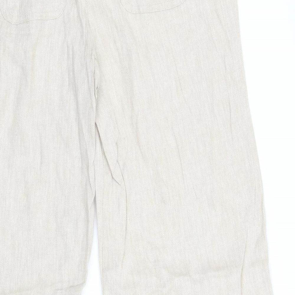 Preworn Womens Beige   Trousers  Size 32 L28 in