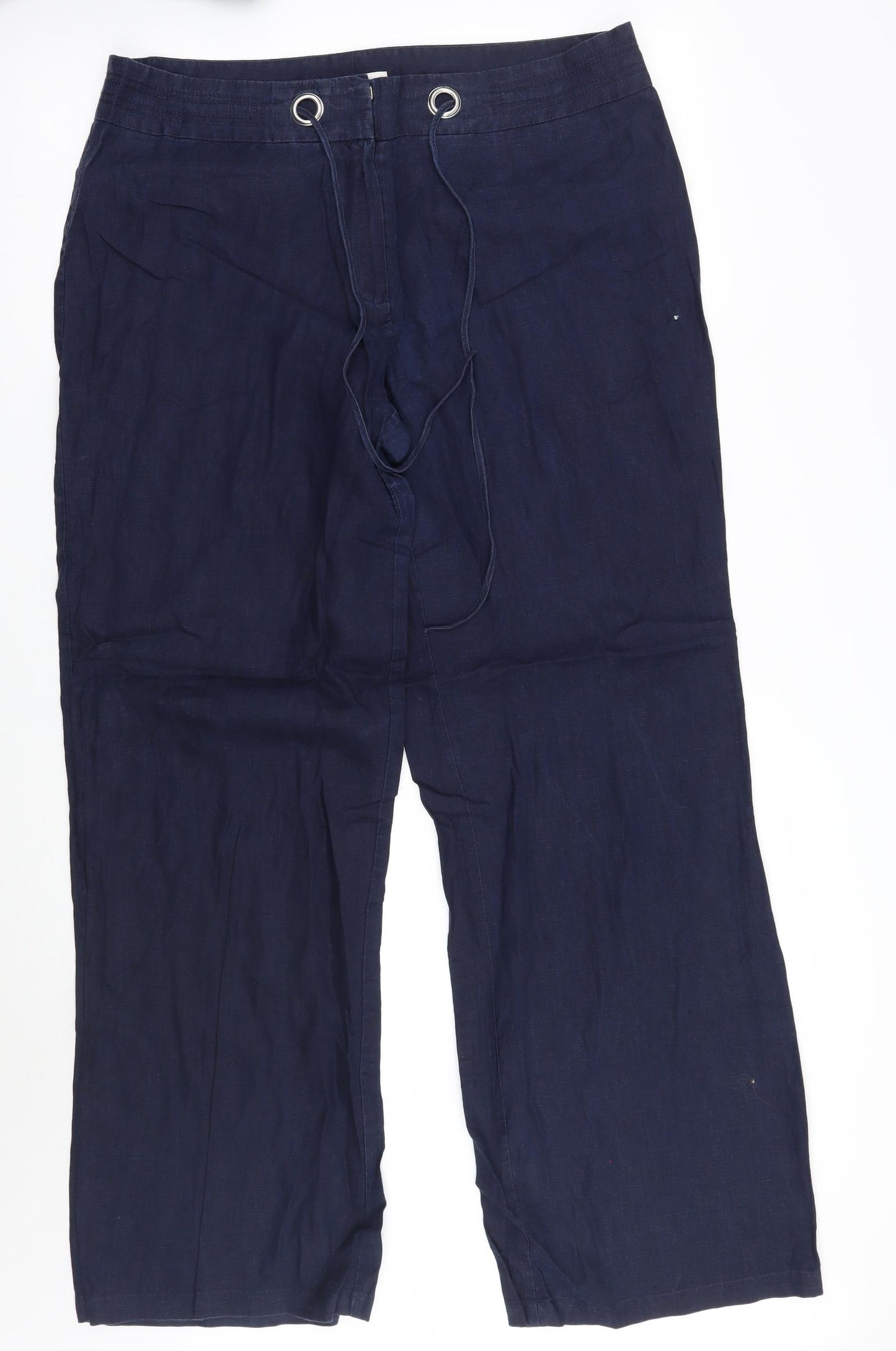 Marks and Spencer Womens Blue   Trousers  Size 16 L29 in