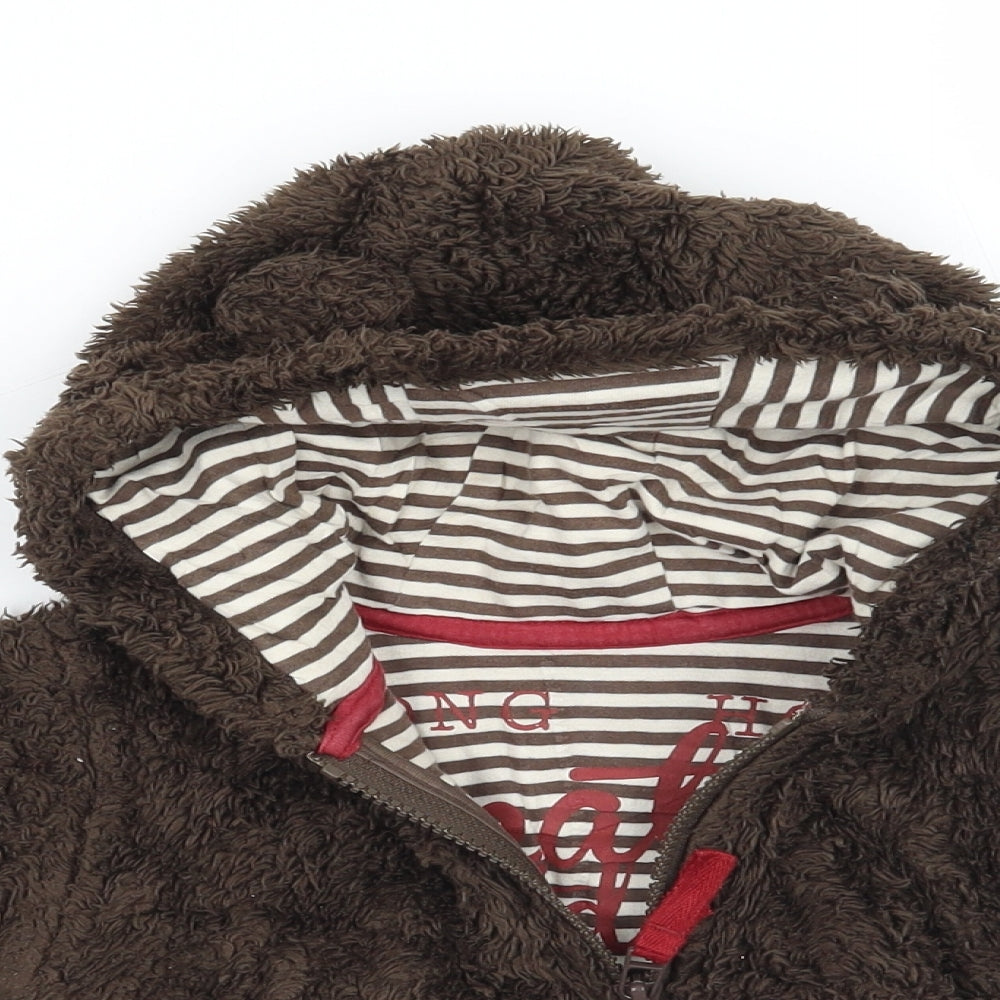 Marks and Spencer Baby Brown   Jacket Coatigan Size 18-24 Months