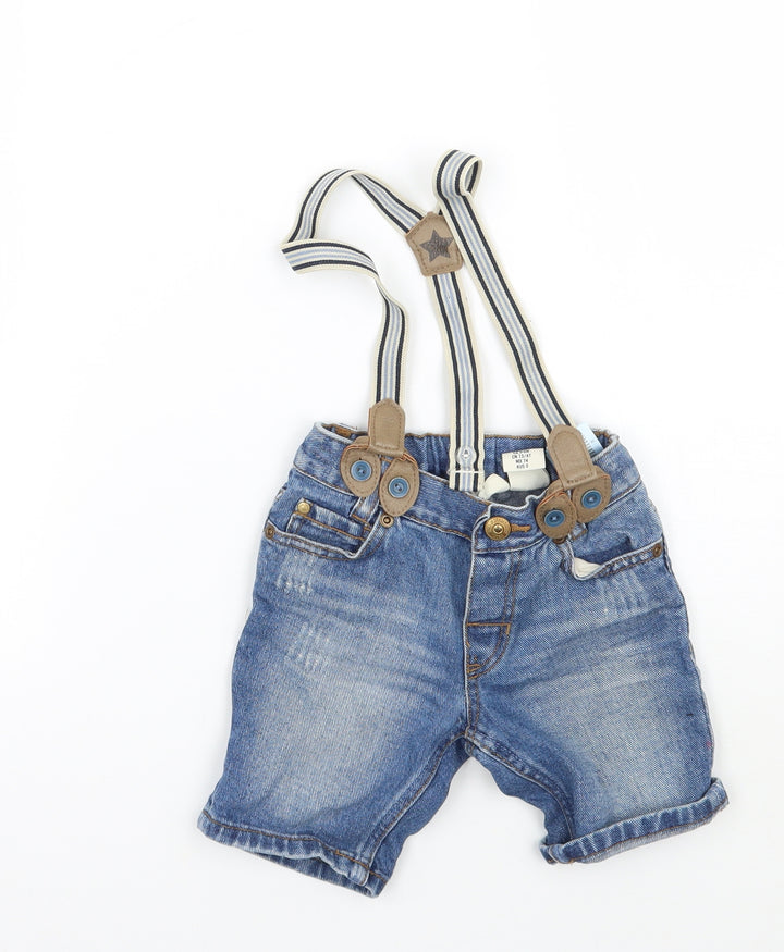 H&M Boys Blue Capri Jeans Size 6-9 Months