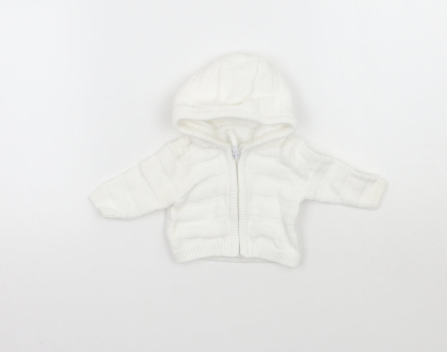 Mothercare Baby White   Jacket Coatigan Size Newborn