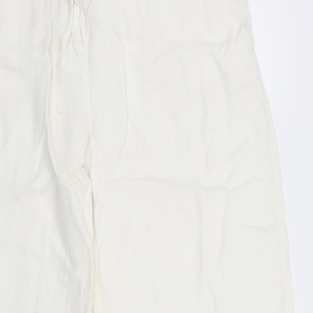 River Island Womens White   Trousers  Size 16 L29 in