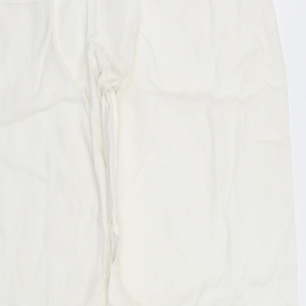 River Island Womens White   Trousers  Size 16 L29 in