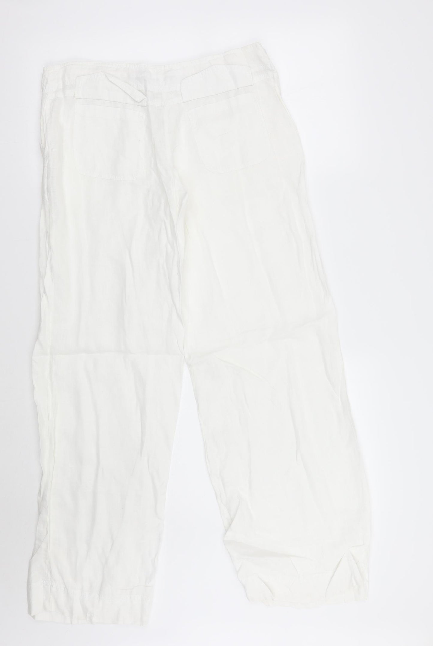 Primark Womens White   Trousers  Size 8 L29 in
