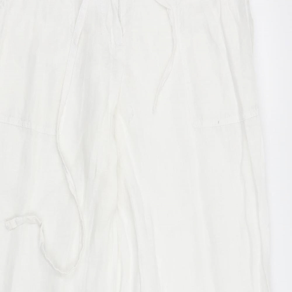 Primark Womens White   Trousers  Size 8 L29 in