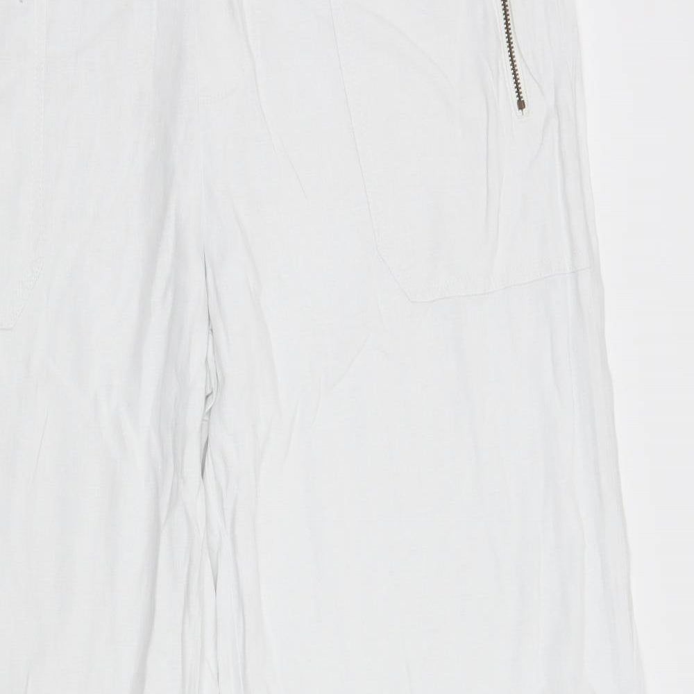 TU Womens White   Trousers  Size 16 L30 in