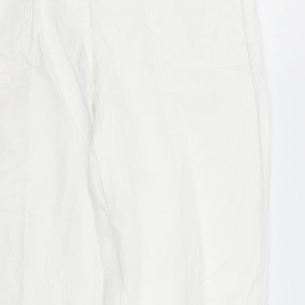 Preworn Womens White   Trousers   L29 in