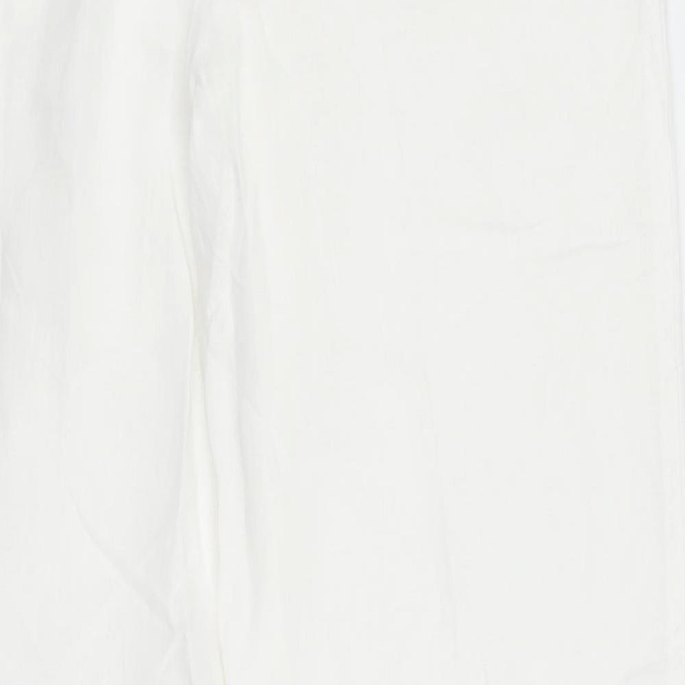 Preworn Womens White   Trousers   L29 in