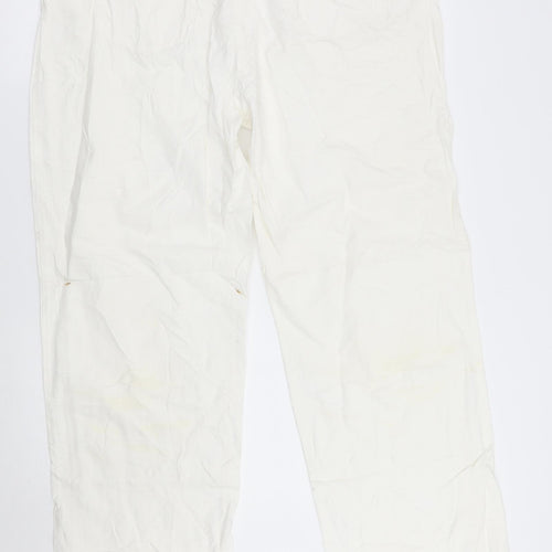 Canda Womens White   Trousers  Size 18 L30 in