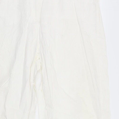 Canda Womens White   Trousers  Size 18 L30 in